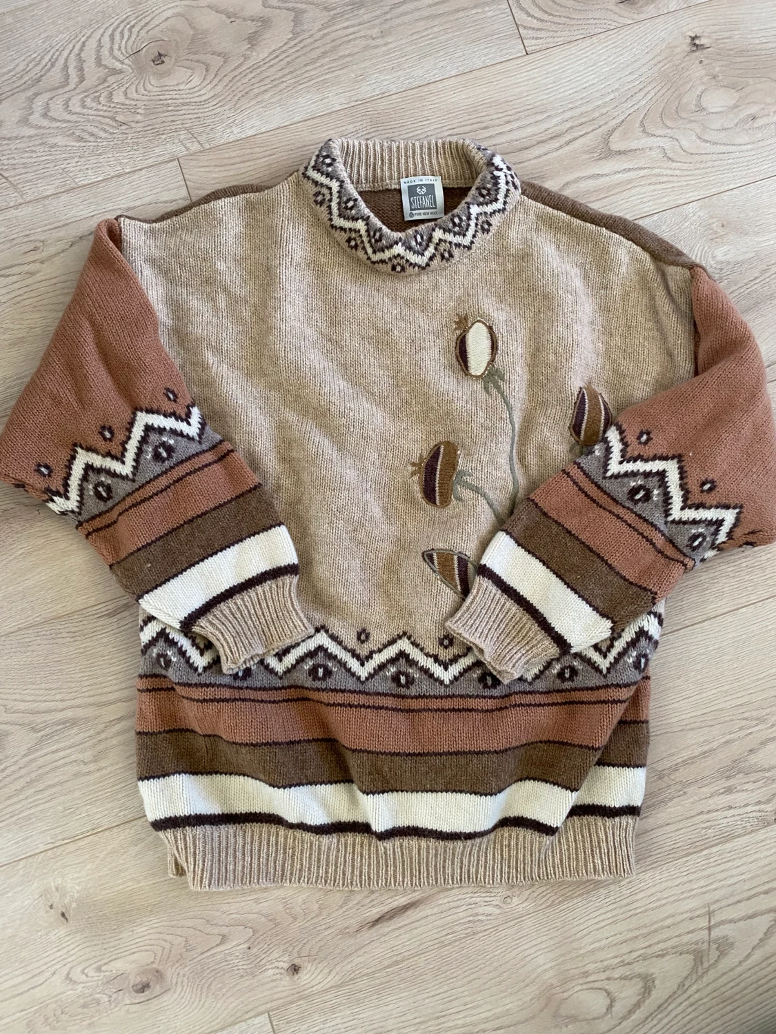 Retro/Vintage 80-90 tals stickad tröja!