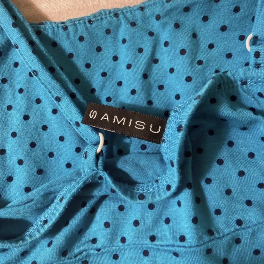 Vintage blått linne  - 91