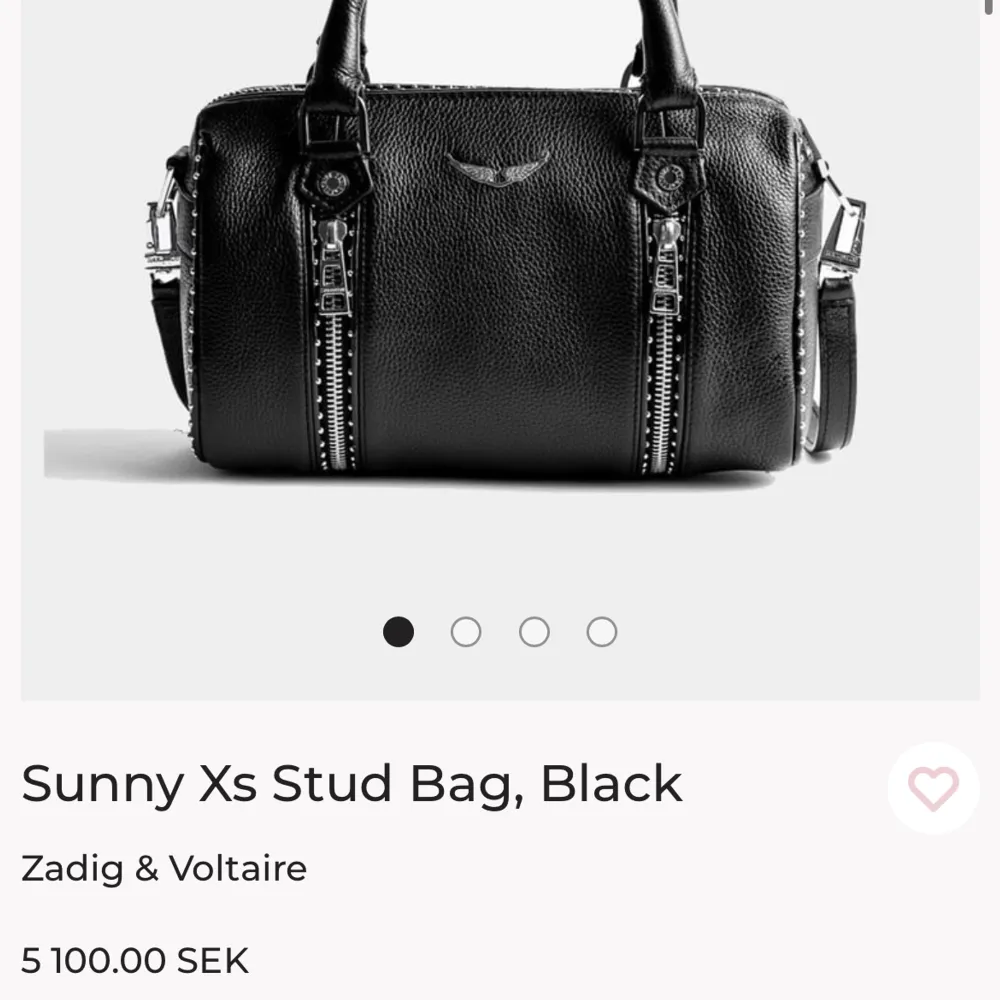 Säljer nu denna super fina väska från Zadig Voltaire, har kvitto på den. Hör av dig för fler bilder🥰 buda eller köp direkt för 3 000. Väskor.