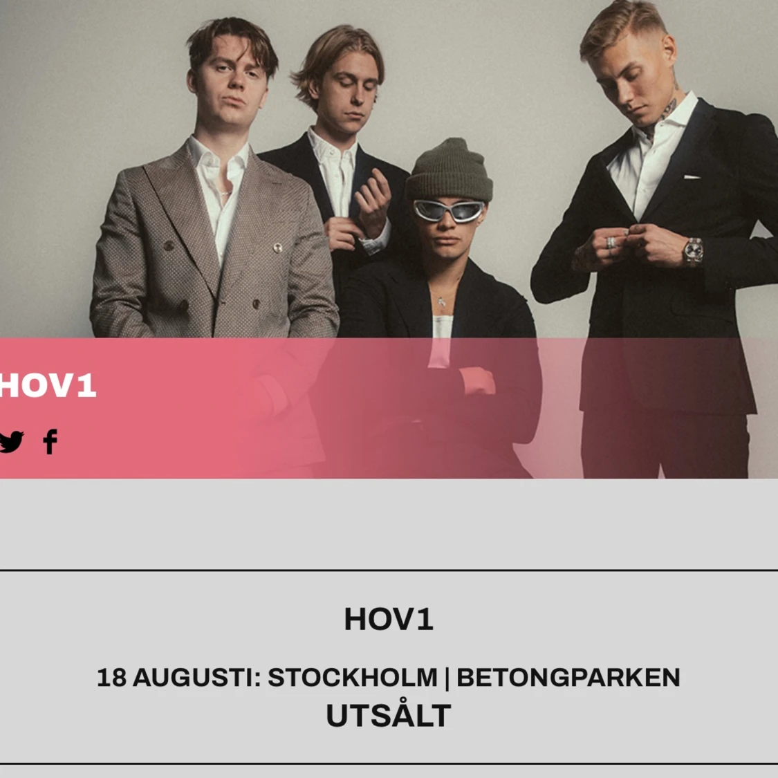 2st biljetter hov1 betongparken