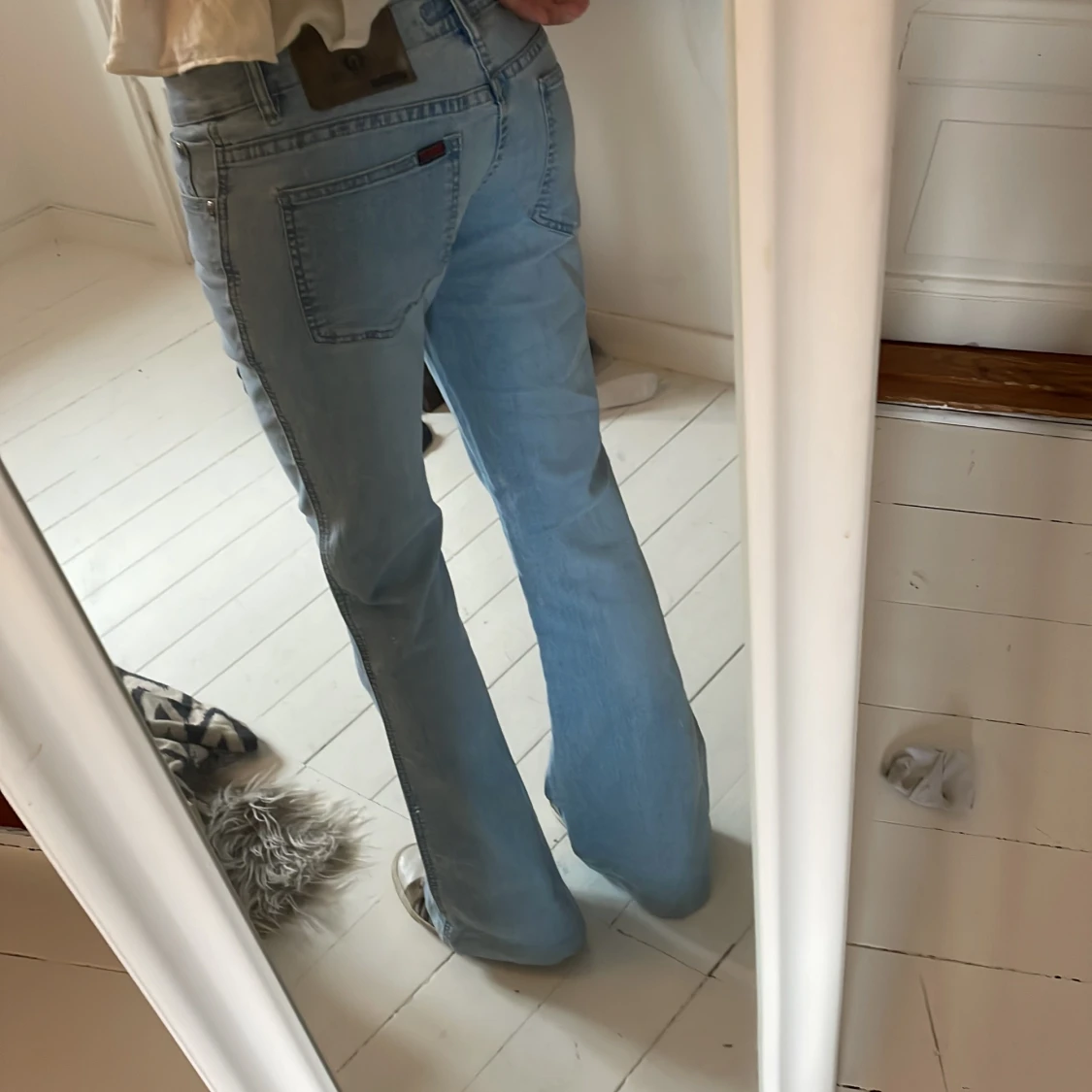 Lågmidjade bootcut - 90