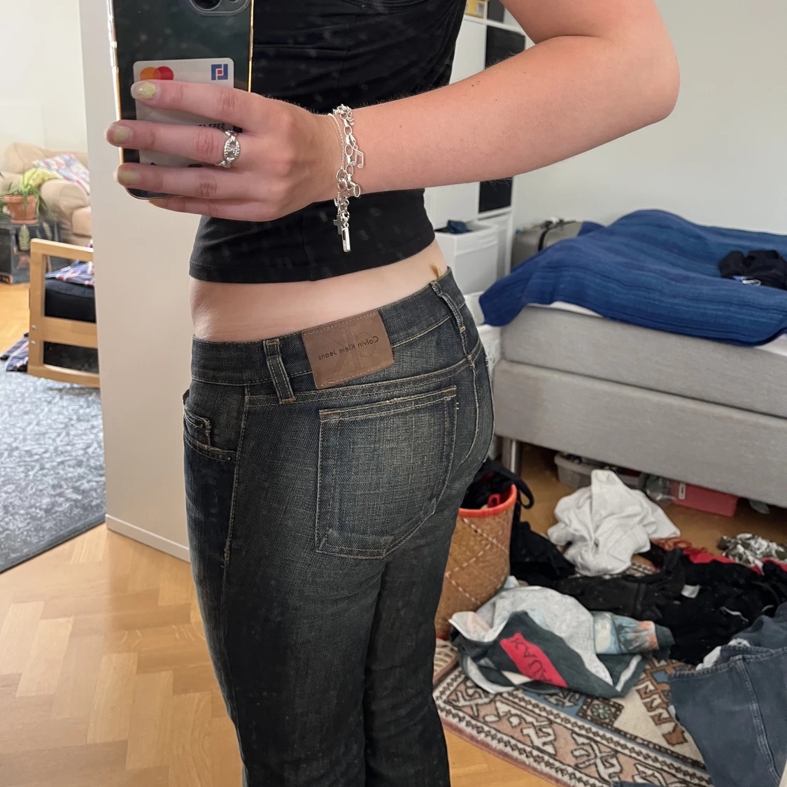 Lågmidjade jeans - 90