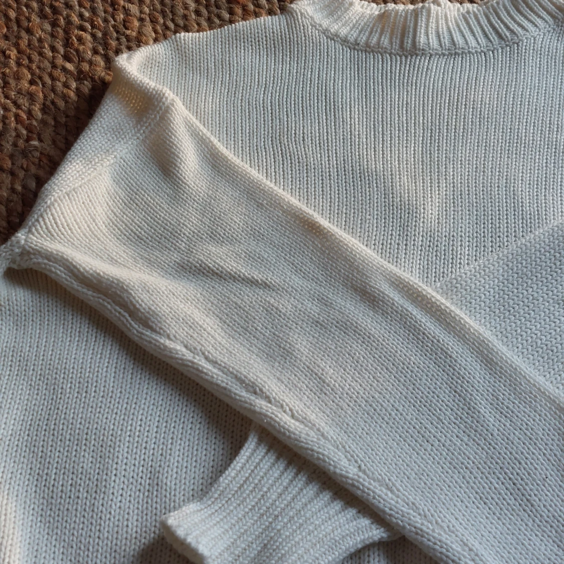 Oversize stickad tröja