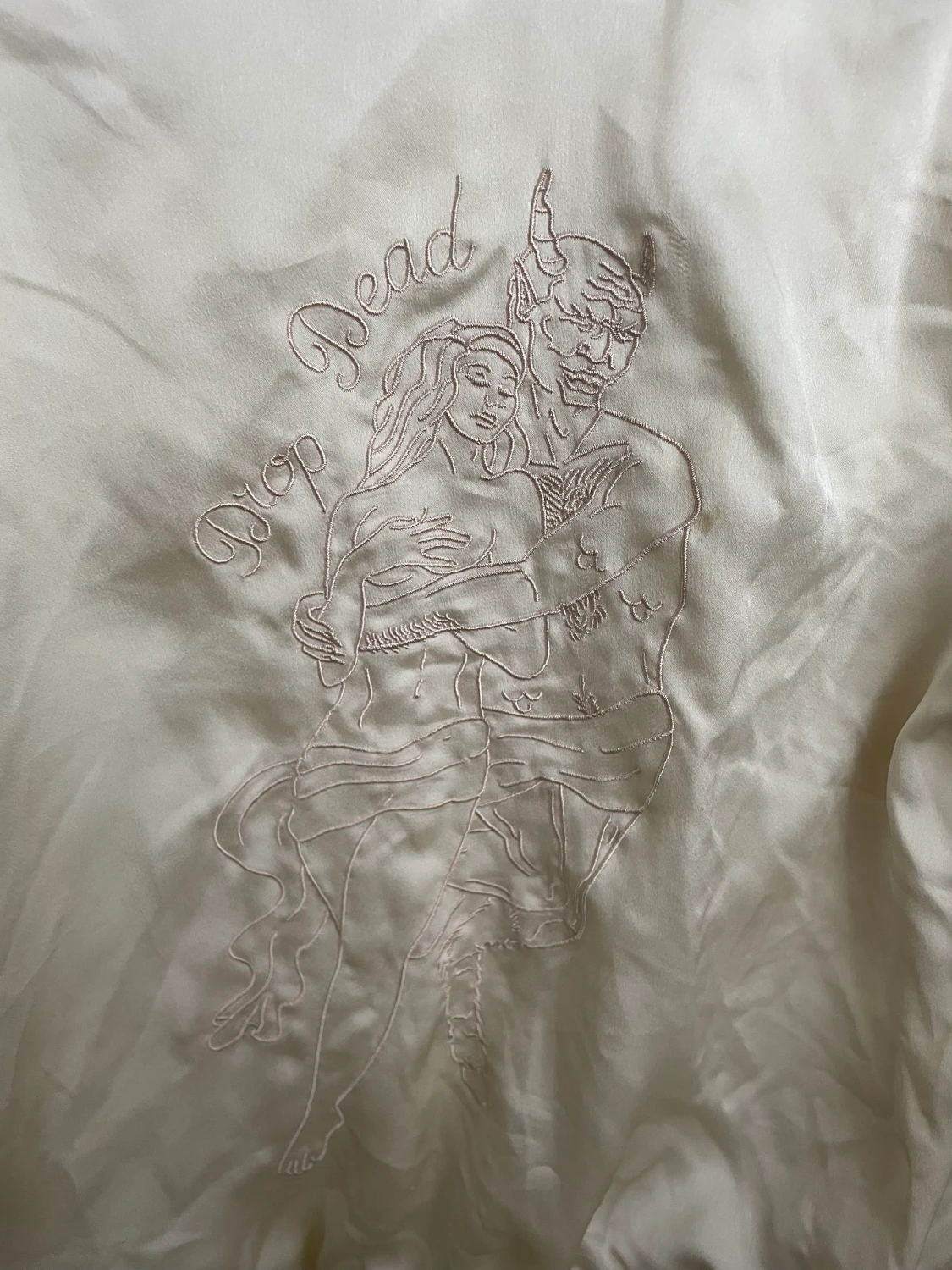 Drop Dead satin bomber - 90