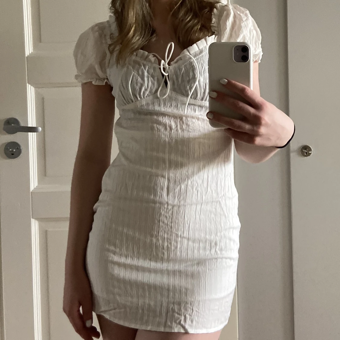 Vit klänning 💕✨ - 90