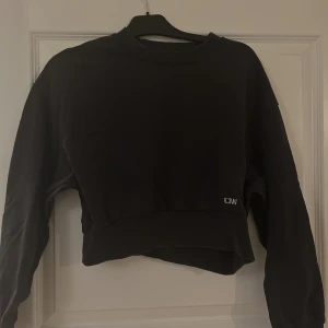 Iciw tröja - Säljer denna croppade tröja från icaniwill i mörkgrå, stl M