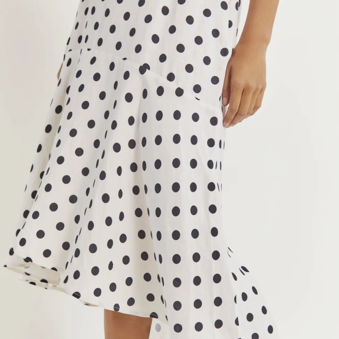 By Malina polka dot linen skirt - 91