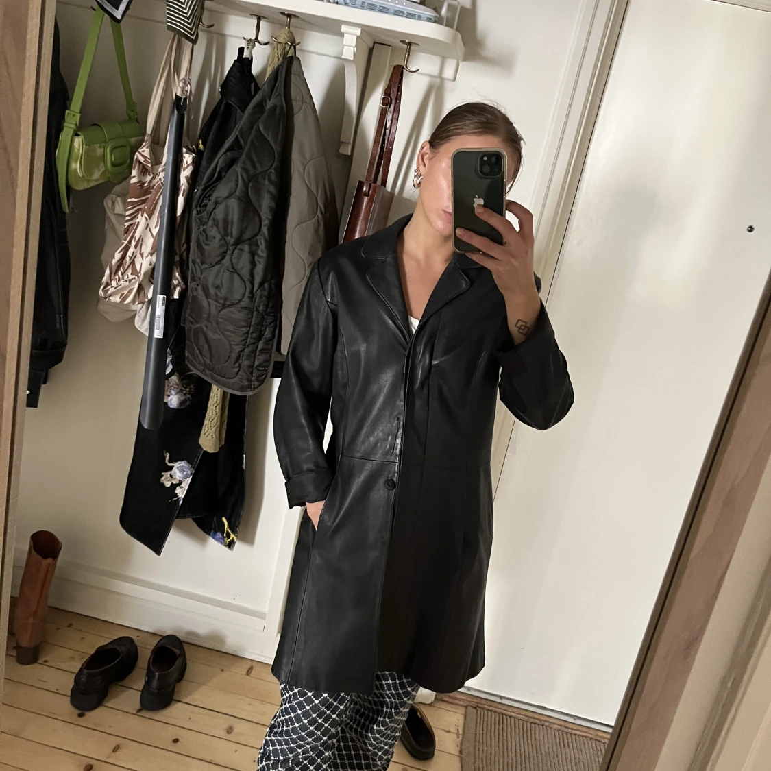 Läderjacka  - 90