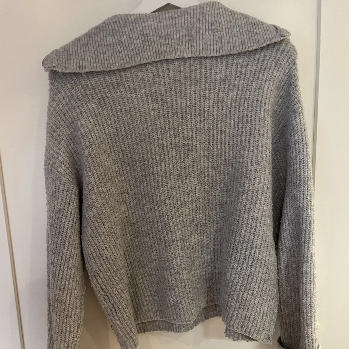 Stickad zip tröja - 91