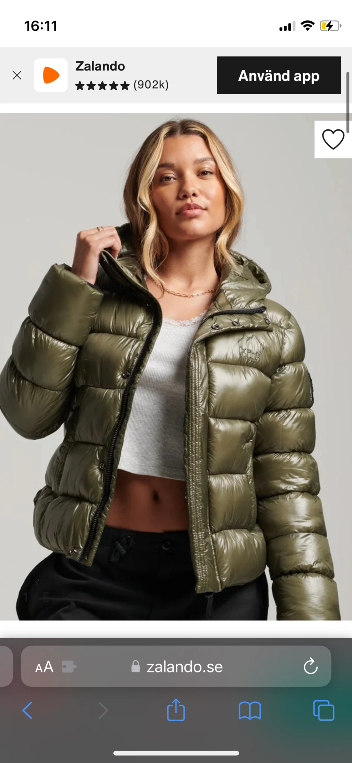 Superdry jacka grön - 90