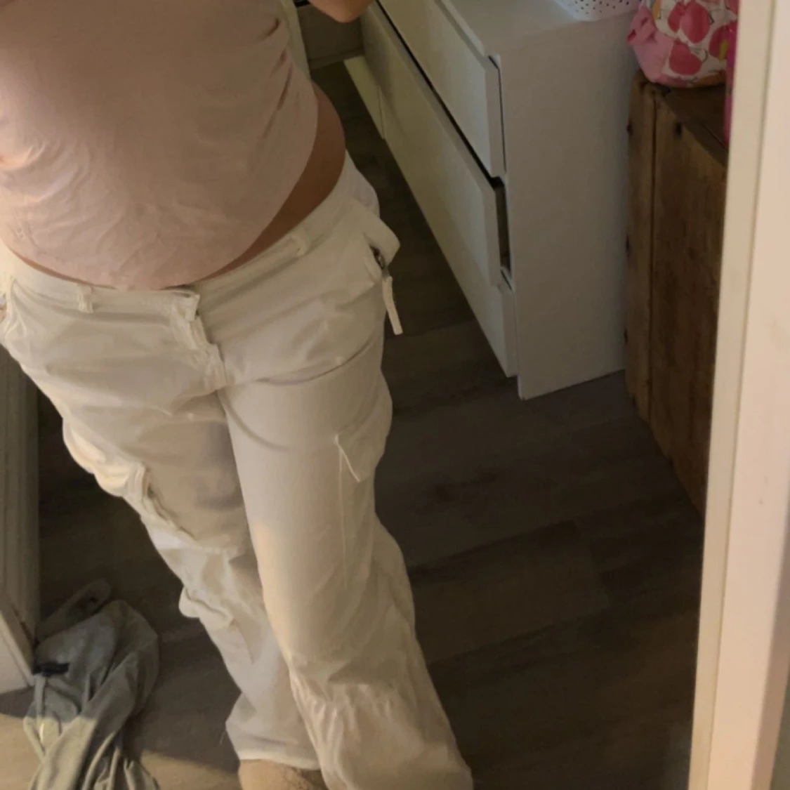 Cargo pants lågmidjade  - 90