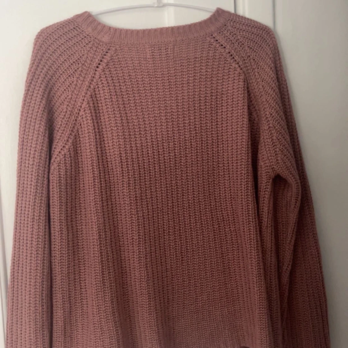 Stickad tröja rosa - 90