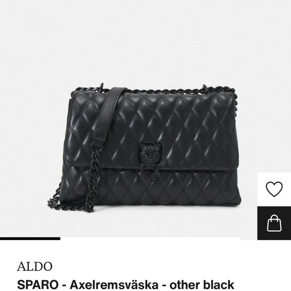 Säljer min Aldo väska då den inte kommer till användning något mer . Väskor.