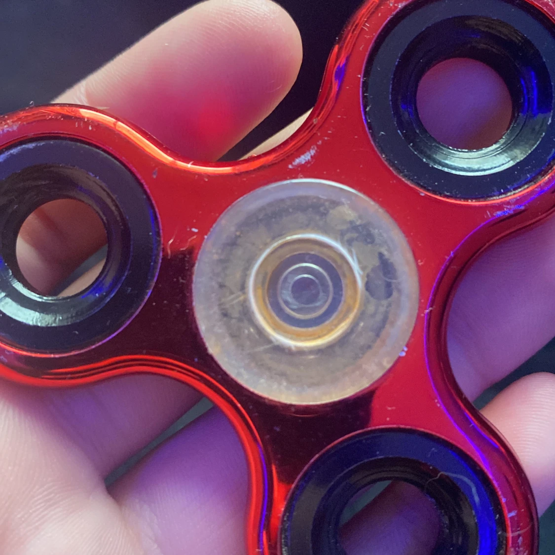 Röd fidjetspinner!  - 91