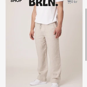 Linnebyxor  - Brln linnebyxor  Storlek M Använt få gånger