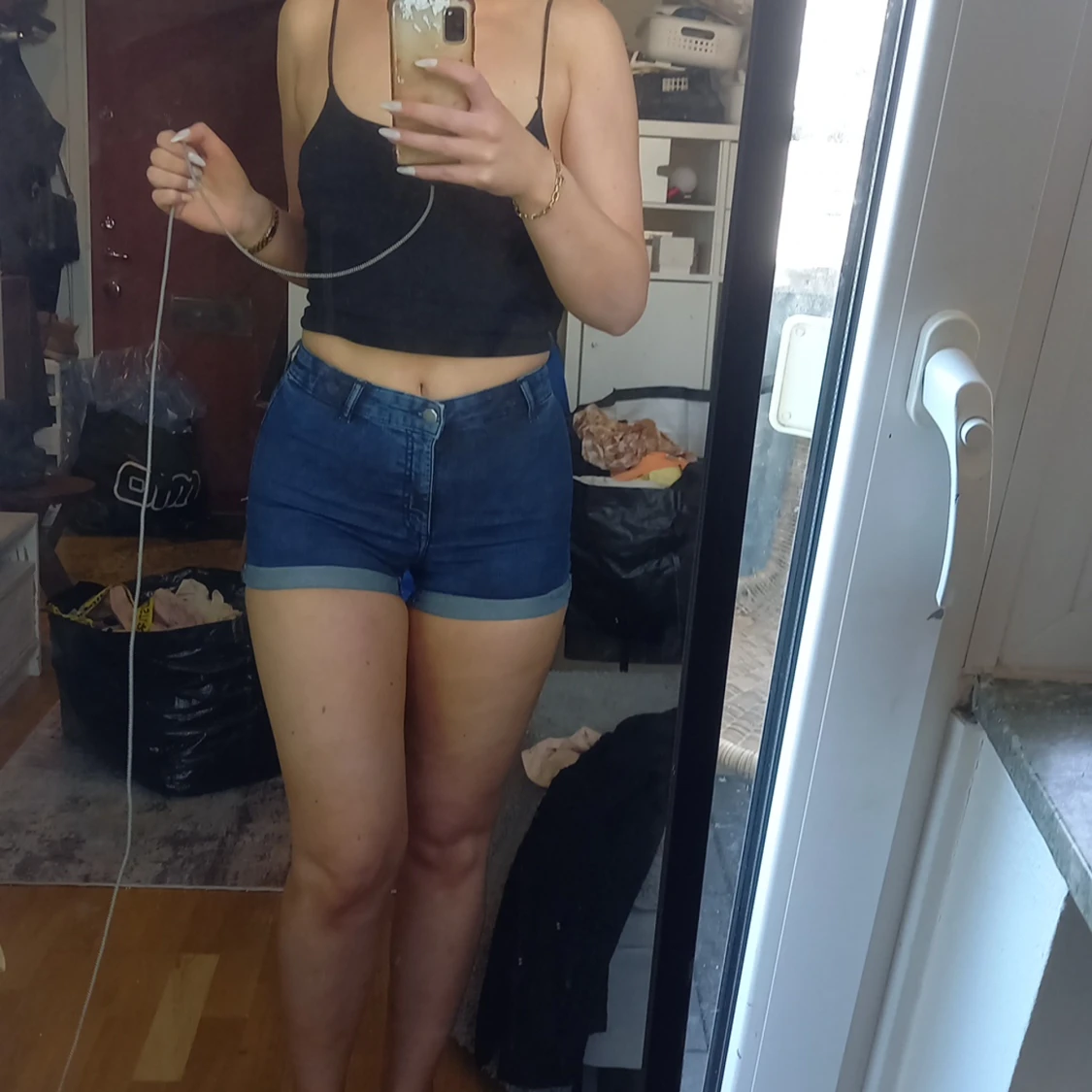 Strechiga Jeans shorts - 90