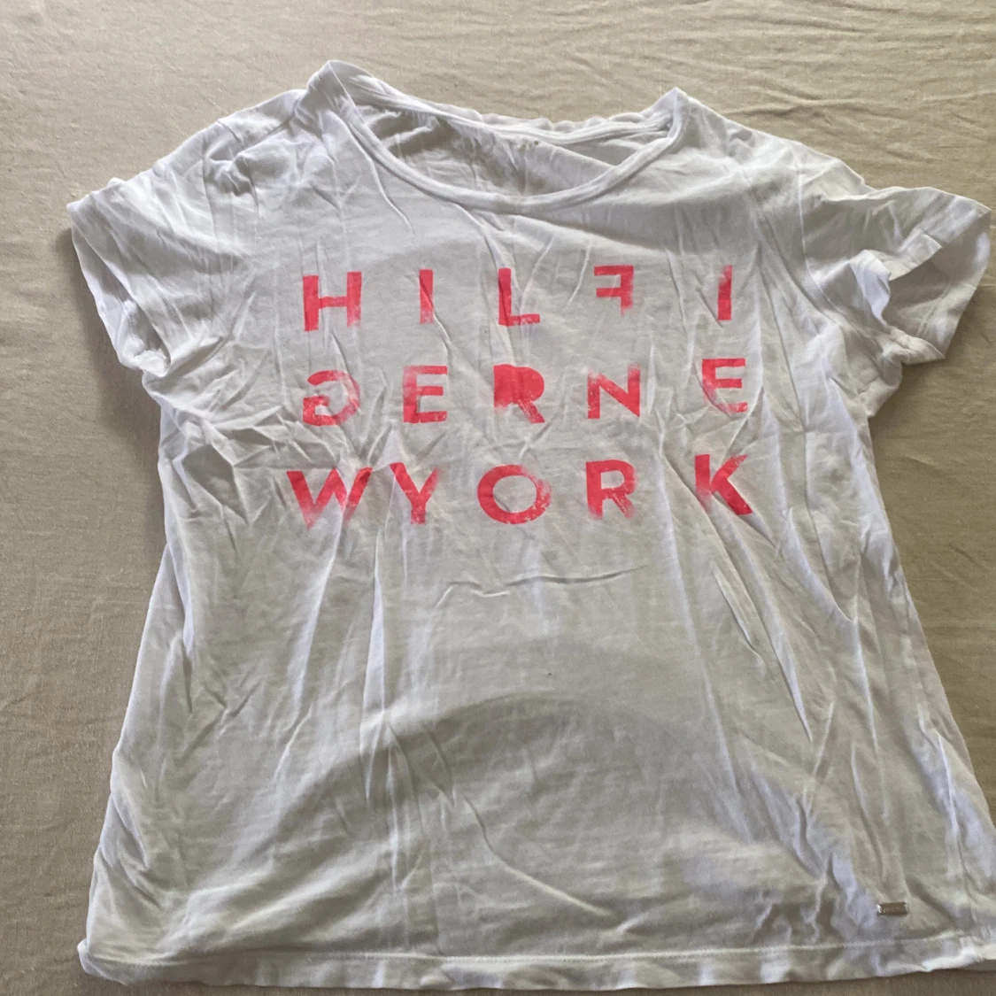 Vit T-shirt Tommy Hilfiger