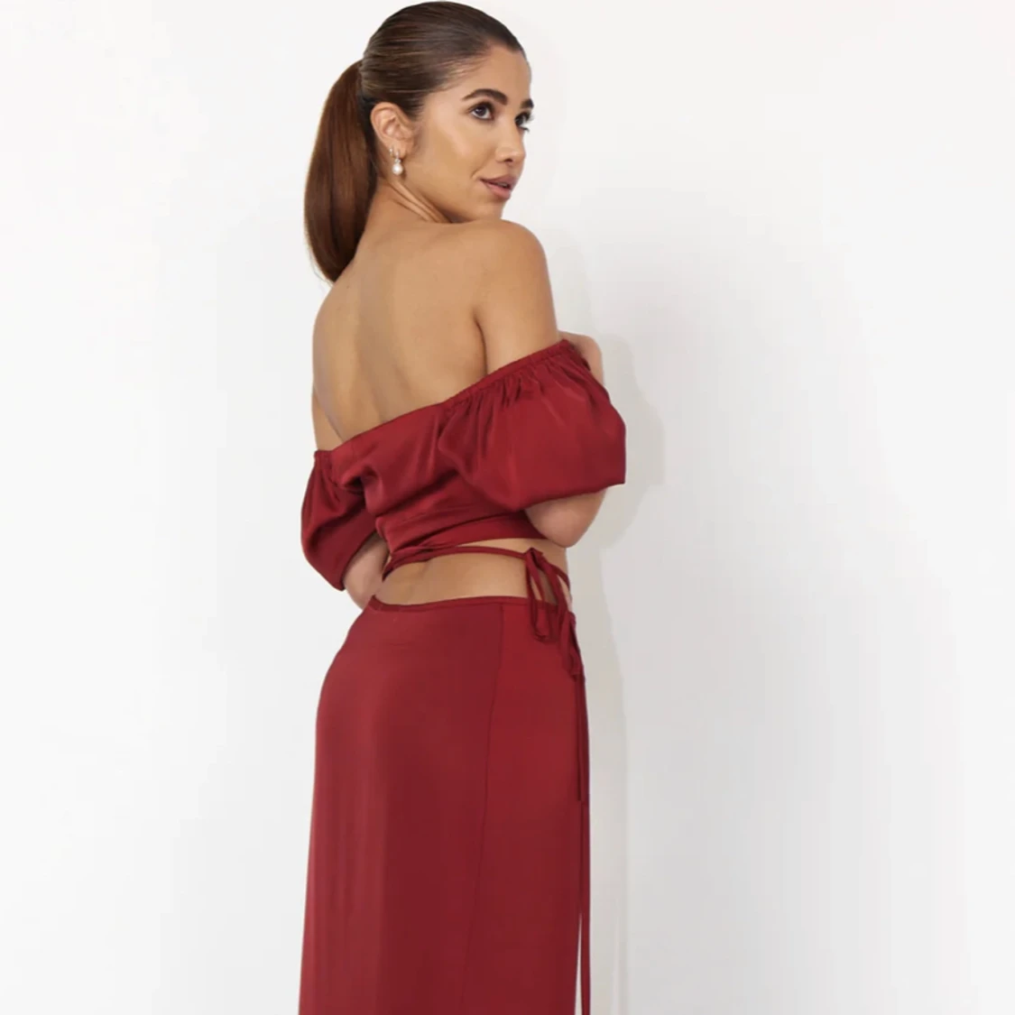 Röd silkestopp venderbys  - 90