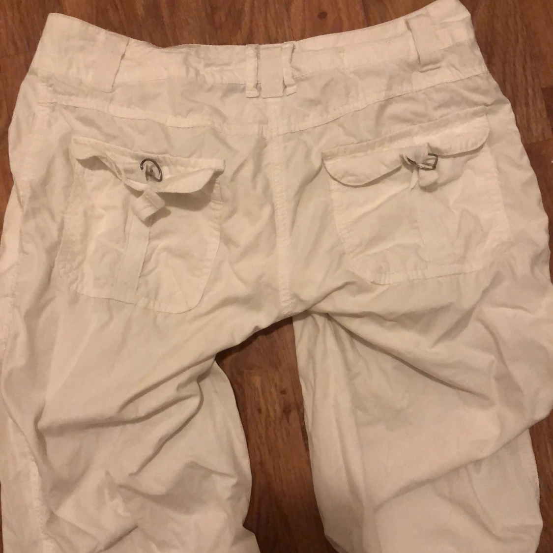 Vita cargo byxor  - 90