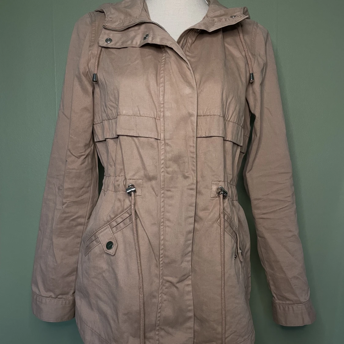 Gammelrosa jacka/kappa - 90