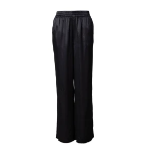 Svarta Satinbyxor - Supersnygga svarta satinbyxor från Levete! Stl XS!