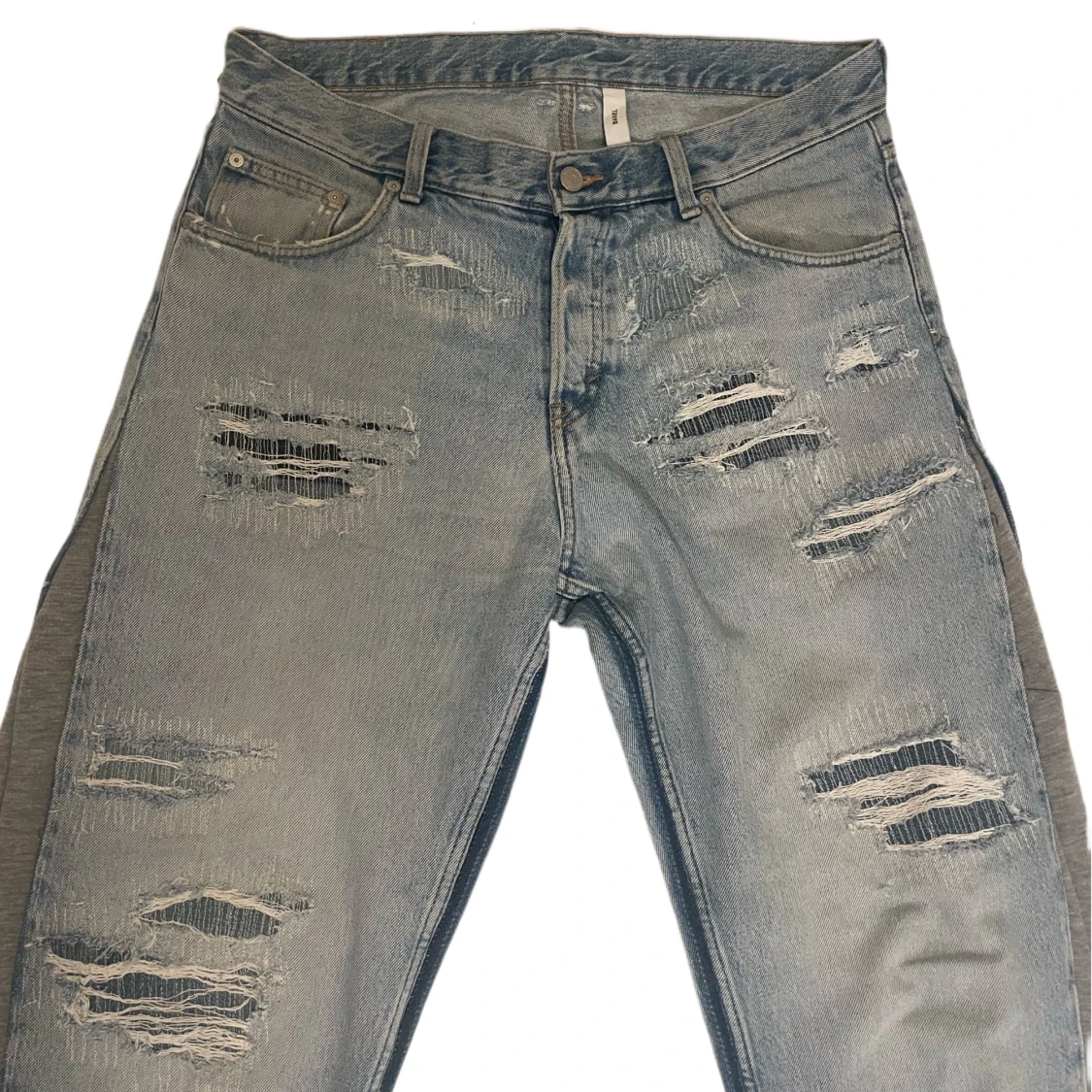 1/1 custom hybrid Boro jeans  - 91
