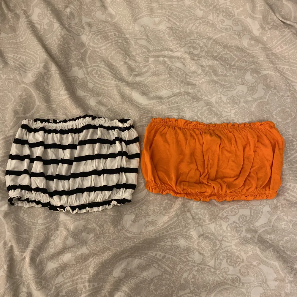 VÀnster: XS frÄn Primark, anvÀnd nÄgon enstaka gÄng och Àr i fint skick! Höger: XS frÄn Primark, anvÀnd nÄgon enstaka gÄng och Àr i fint skick! 35kr för bÄda, 20kr styck . YlÀosat.