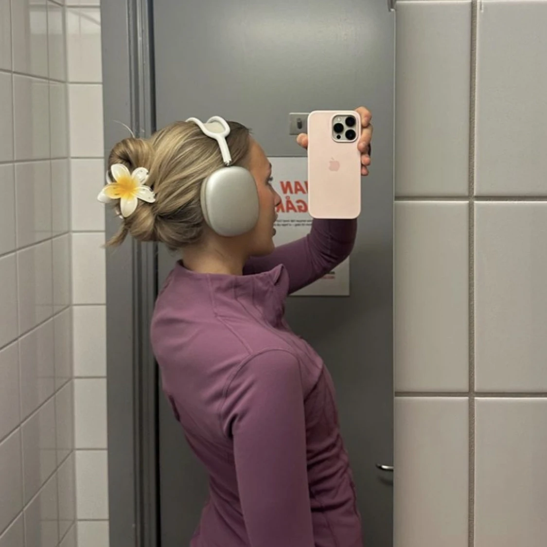 Hårklämma blomma  - 90