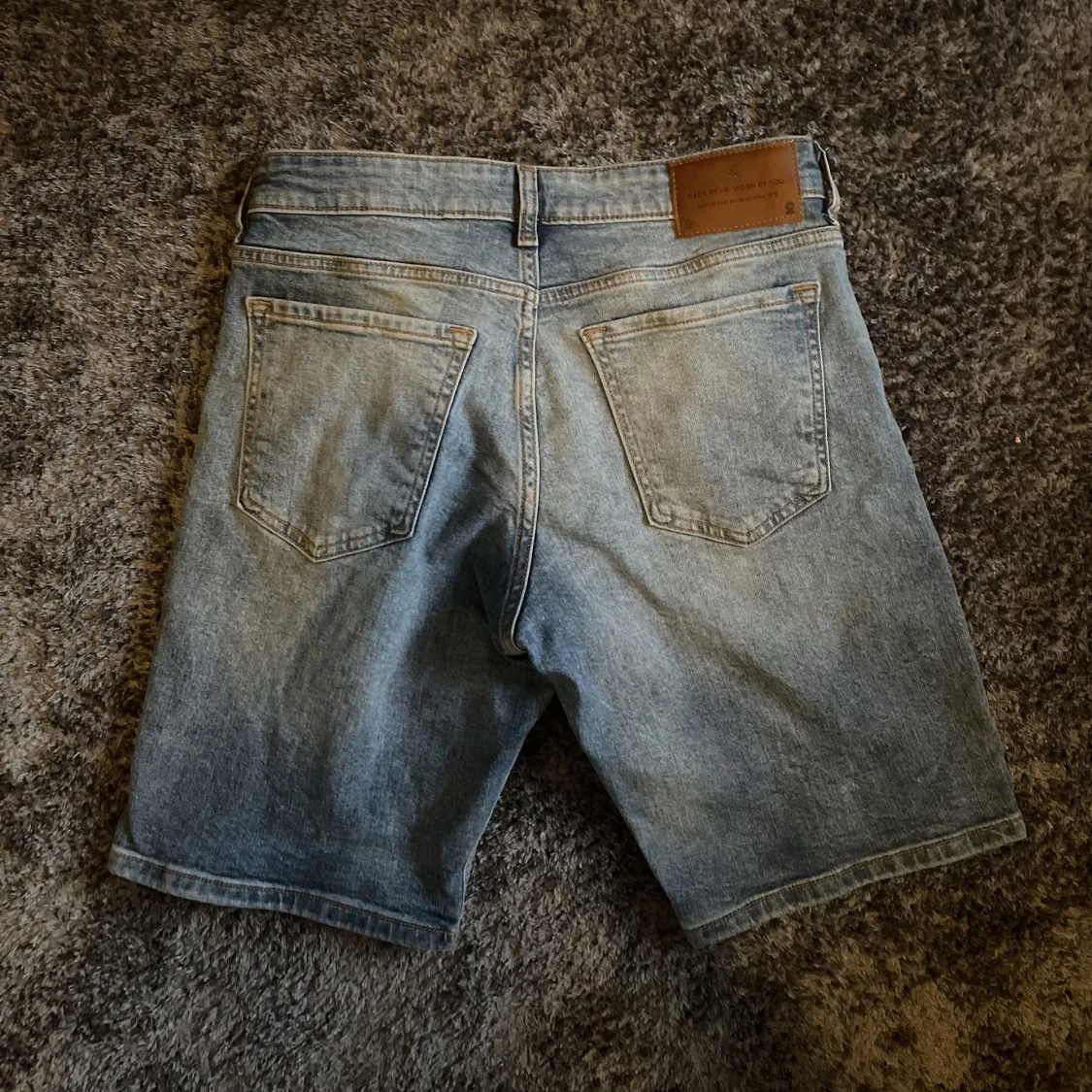 Ljus Blå Cubus Jeans Shorts - 90