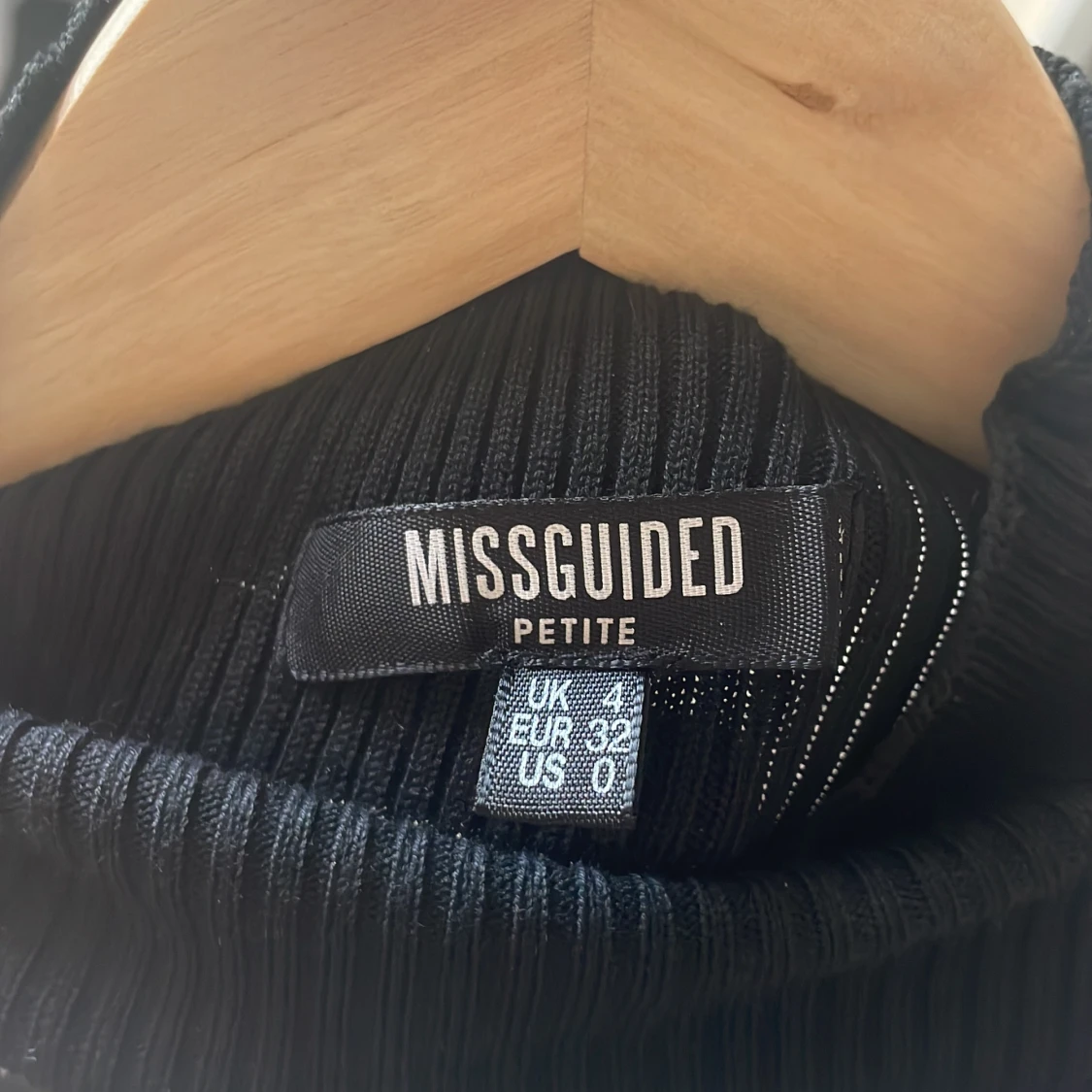 Svart polo klänning - 91