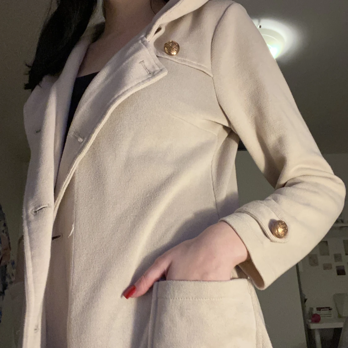 Höstjacka beige från Chiara forthi