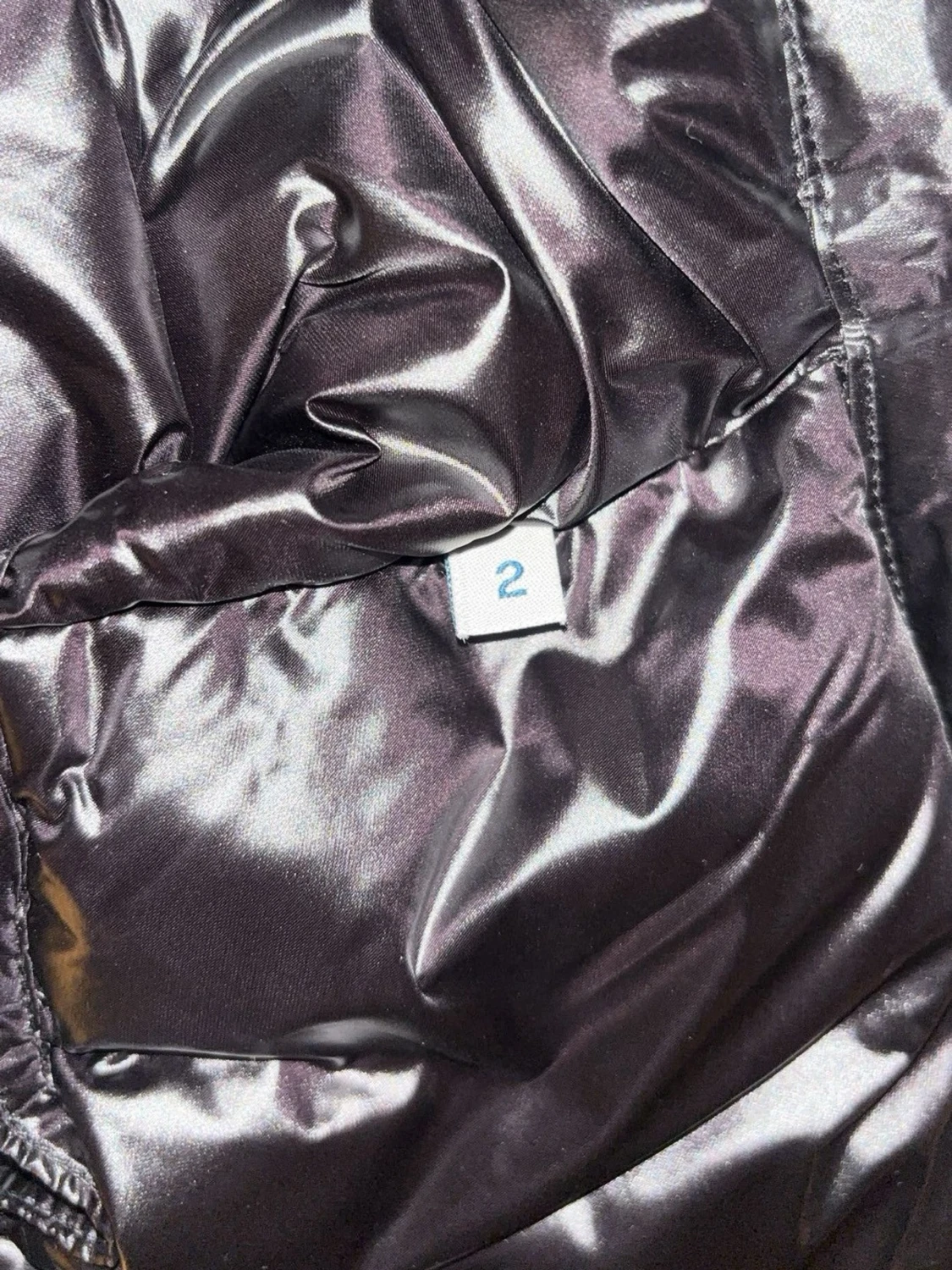 Svart glansig dunväst Moncler - 1
