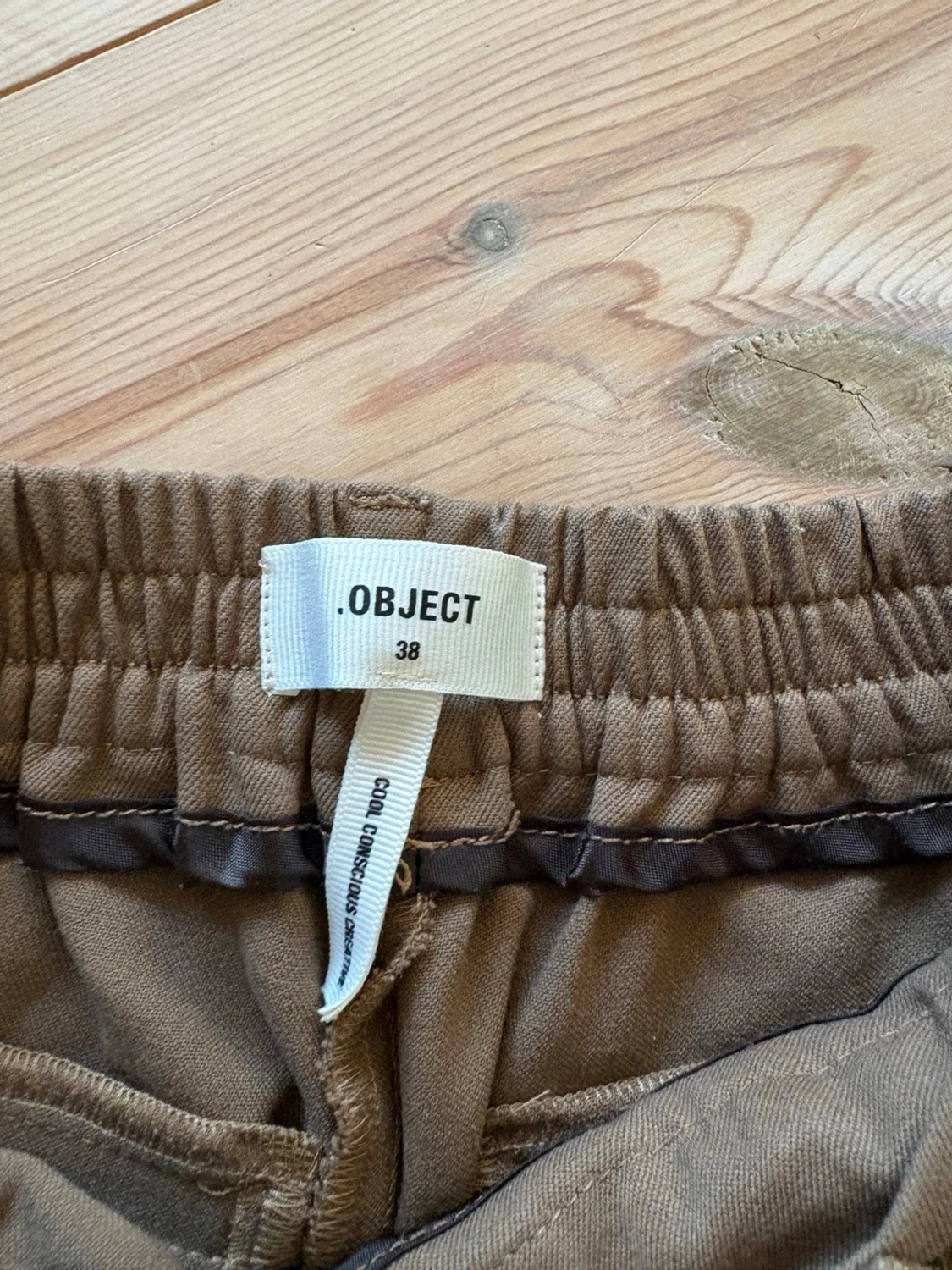 Gröna chinos från Object, strl 38 - 1