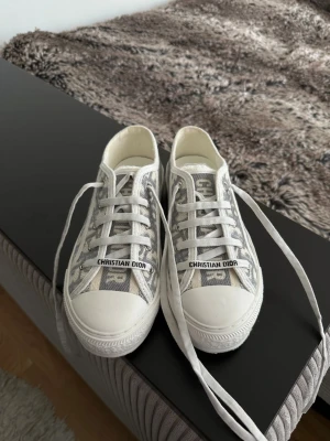 Christian dior sneakers - Använda fåtal gånger så sulan är lite smutsig len utöver det nyskick! Köpt på vinted🤍