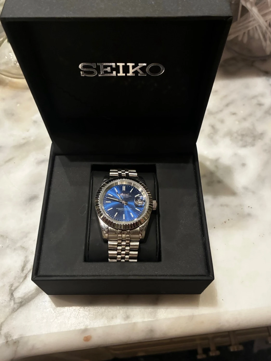 Seiko mod datejust 40mm byten är intressant 