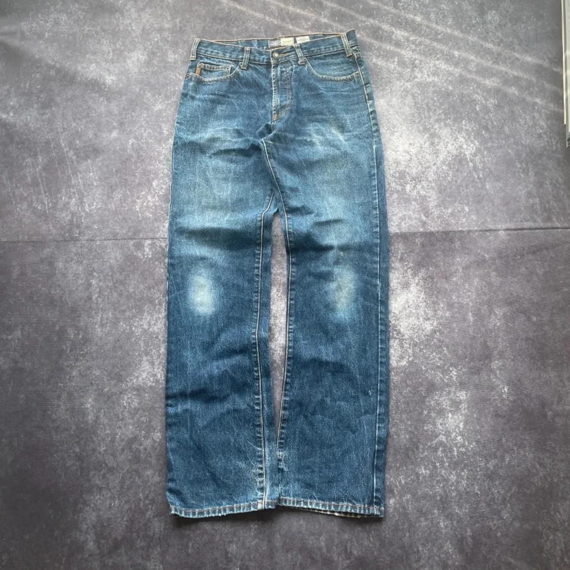 Montana Hamburg blå vintagejeans för herrar i storlek W31 L34
