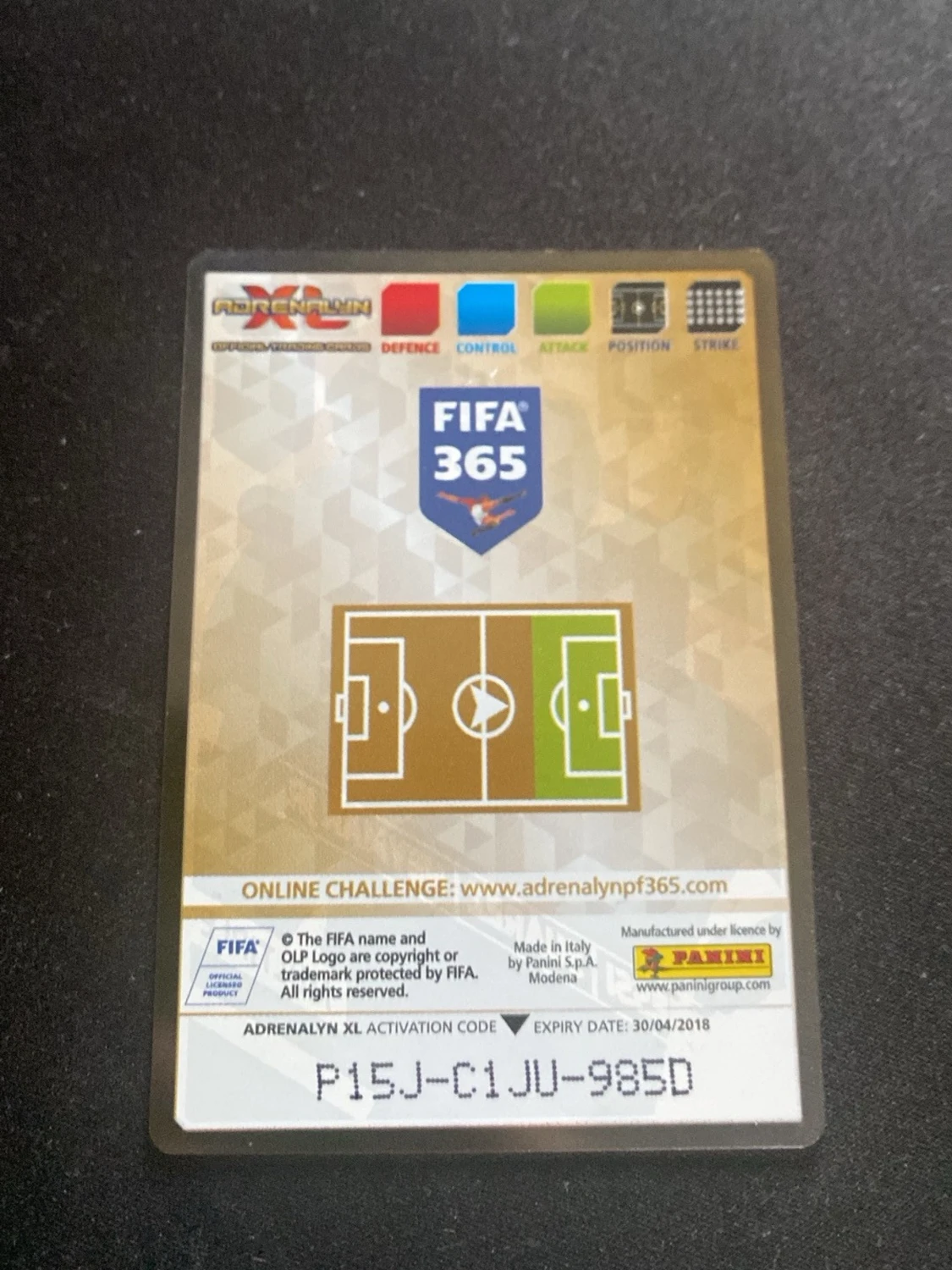 FIFA 365 Panini samlarkort Barcelona - 1
