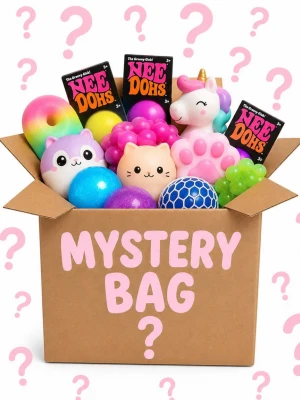 squishy mystery bag - en mystery bag fylld med olika squishys som inte är så använda.perfekt för dig som gillar squishys 