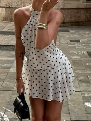 polka dot klänning - !första bilden lånad!