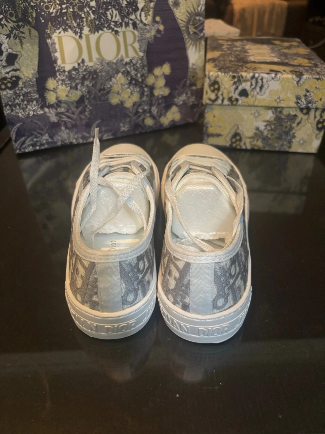 Dior B23 gråvita sneakers - 2