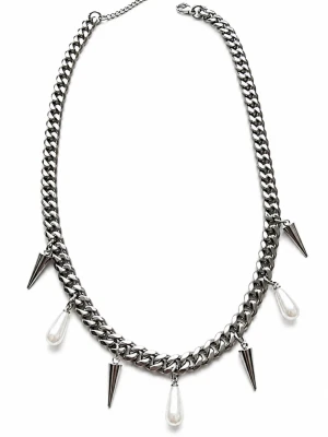 Handgjort halsband  - Material-rostfritt stål, kedjetjocklek-7mm 