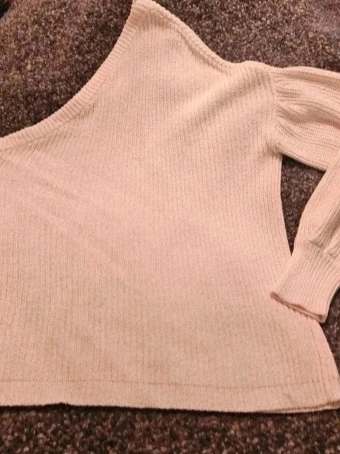 Stickad oneshoulder från Gina Tricot M - 2