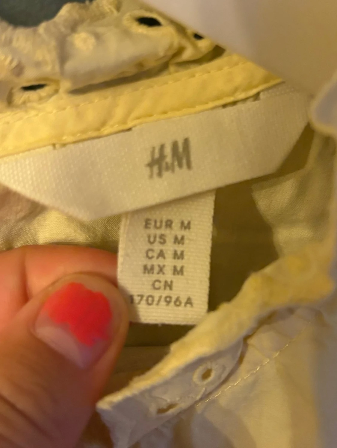 Gul volangblus från H&M - 1