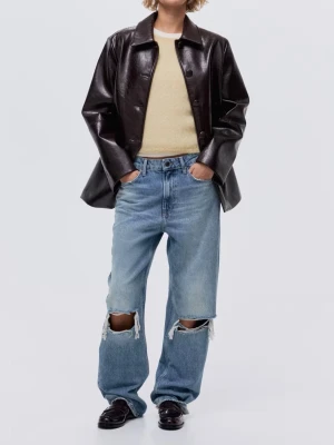Raka jeans med hål - Helt nya jeans från H&M med hål vid knäna🌟 Aldrig använda🤗