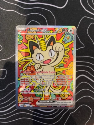 Meowth sir - Top chaser, priset kommer öka mycket genom åren, väldigt bra skick. Planerar sälja för pris raw. Är öppen till motbud