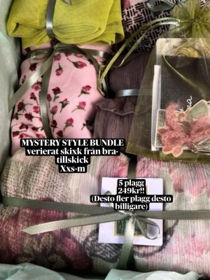 Mystery style bundle 5-plagg - Tidigare köpare har varit väldigt nöjda! Skriv vid funderingar 🥰1 underdel 4 överdelar