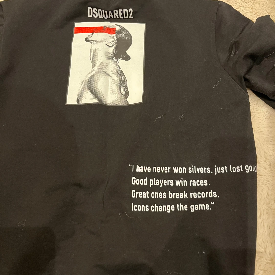 Svart långärmad tröja DSQUARED2 ICON - 2