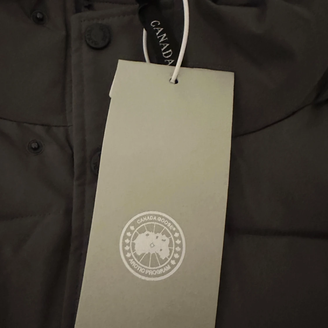 Grå pufferjacka från Canada Goose - 1