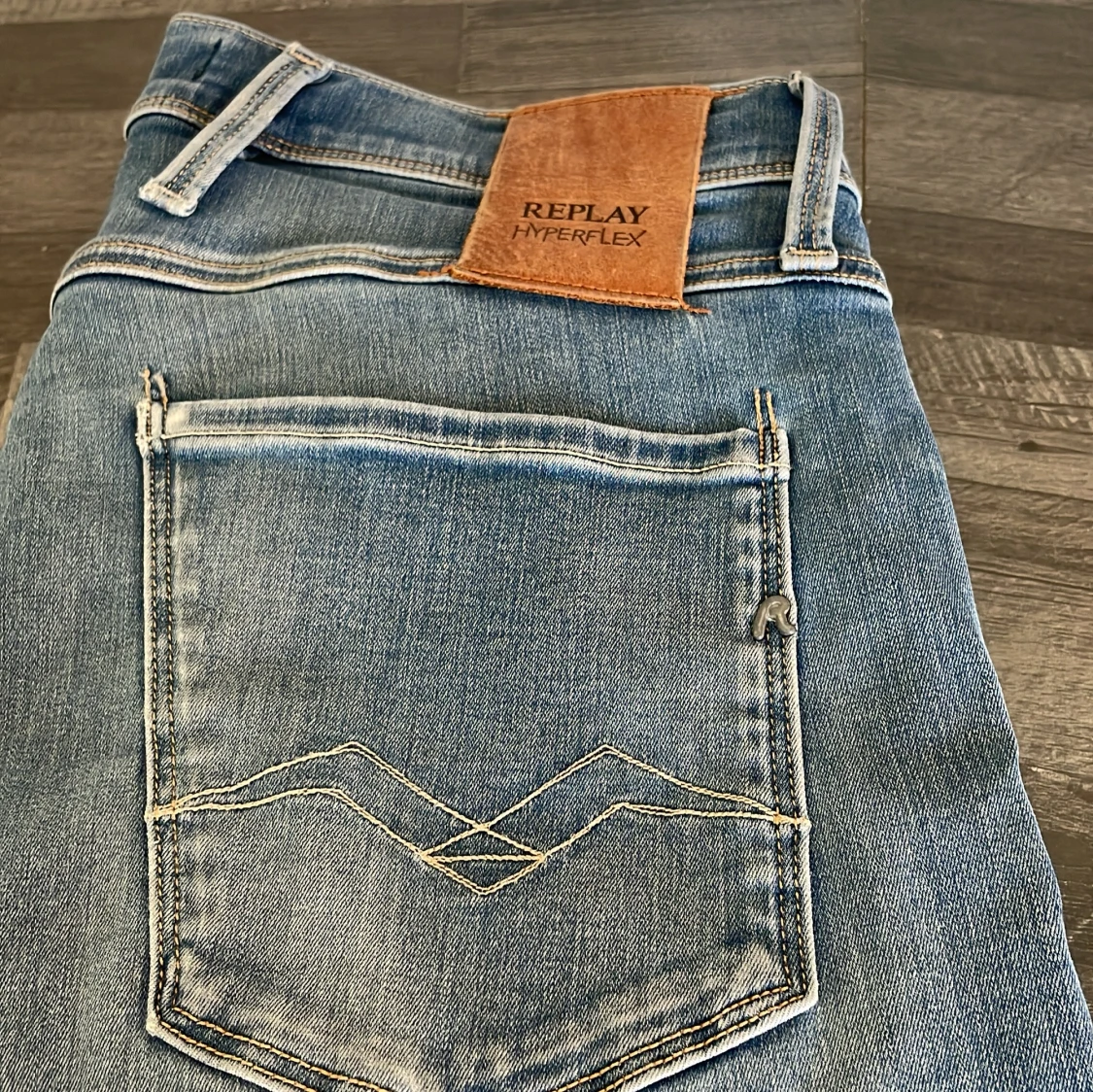 Replay Hyperflex ljusblå jeans - 1