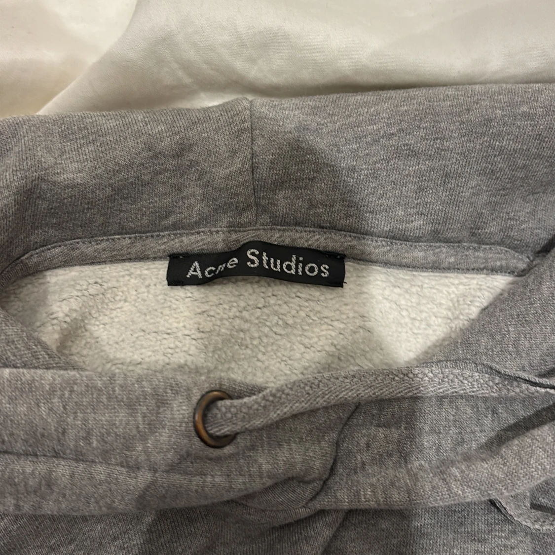 Grå hoodie Acne Studios Ferris Face - 1